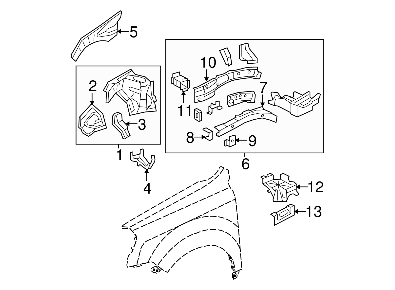 Front Panel - Honda (04642-STX-A00ZZ)