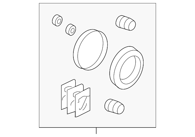 Disc Brake Caliper Seal Kit - Honda (01463-T2G-A01)