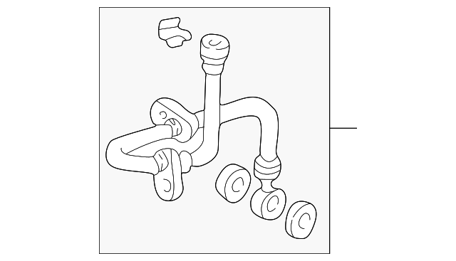 Brake Hose - Honda (01464-S2A-010)
