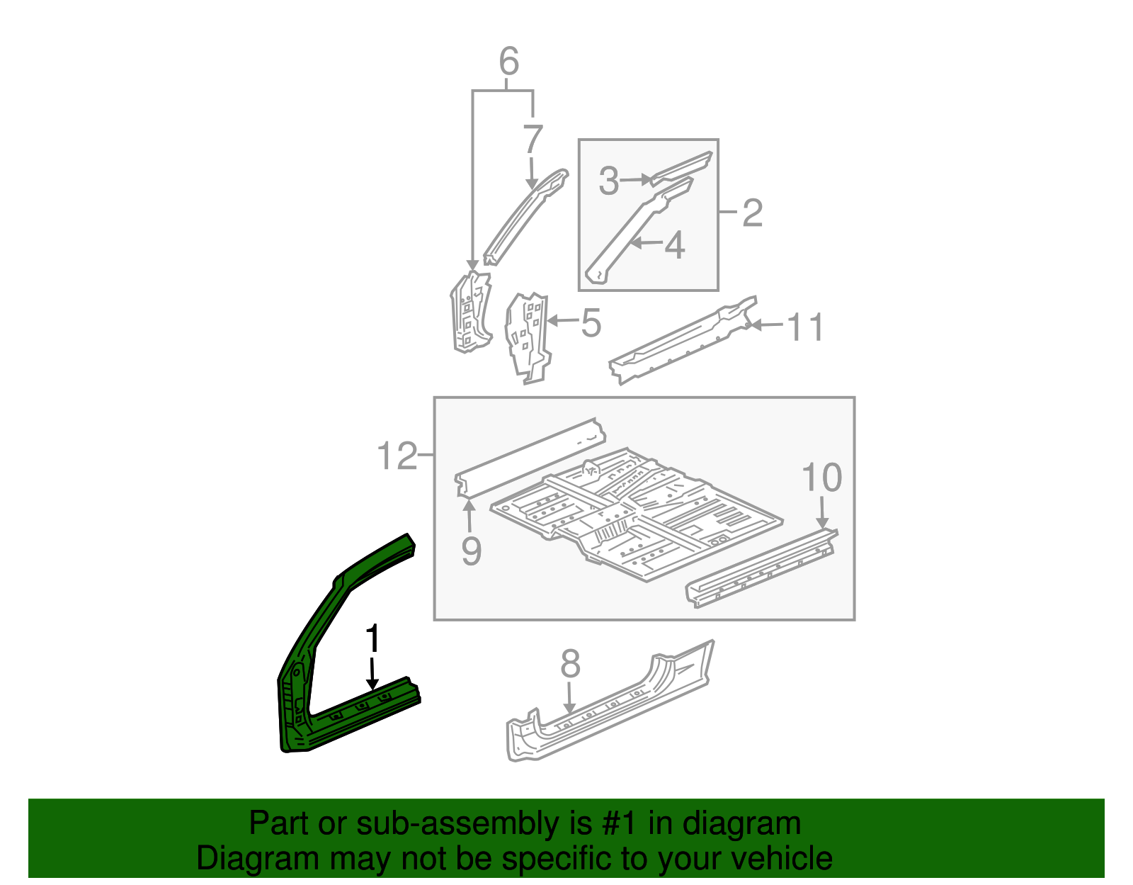 Aperture Panel - Honda (04645-S5P-415ZZ)