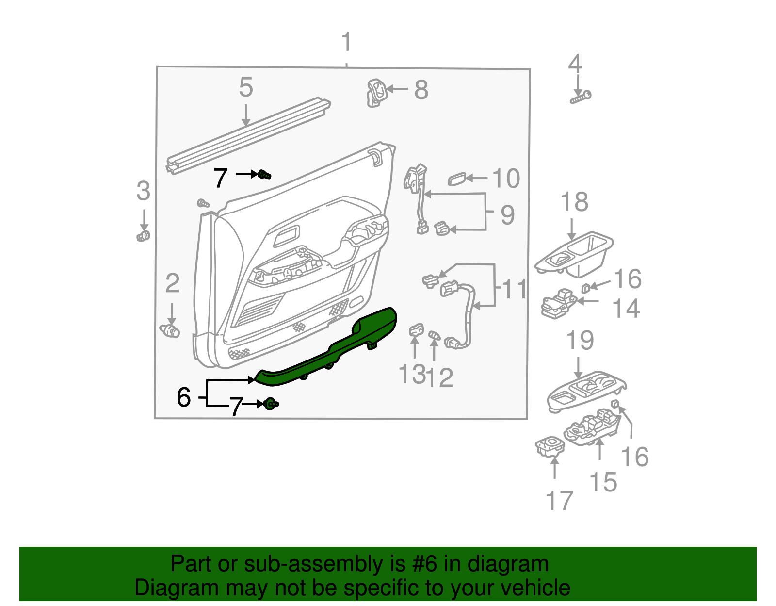 Armrest - Honda (83533-S9V-A02ZB)