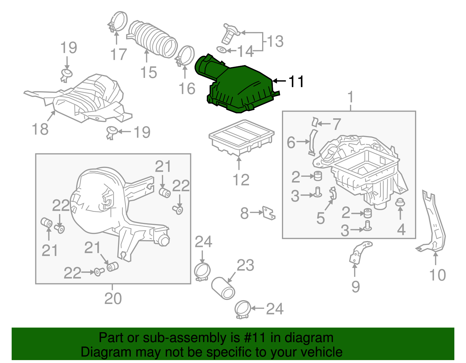 Cover - Honda (17210-6A0-A00)