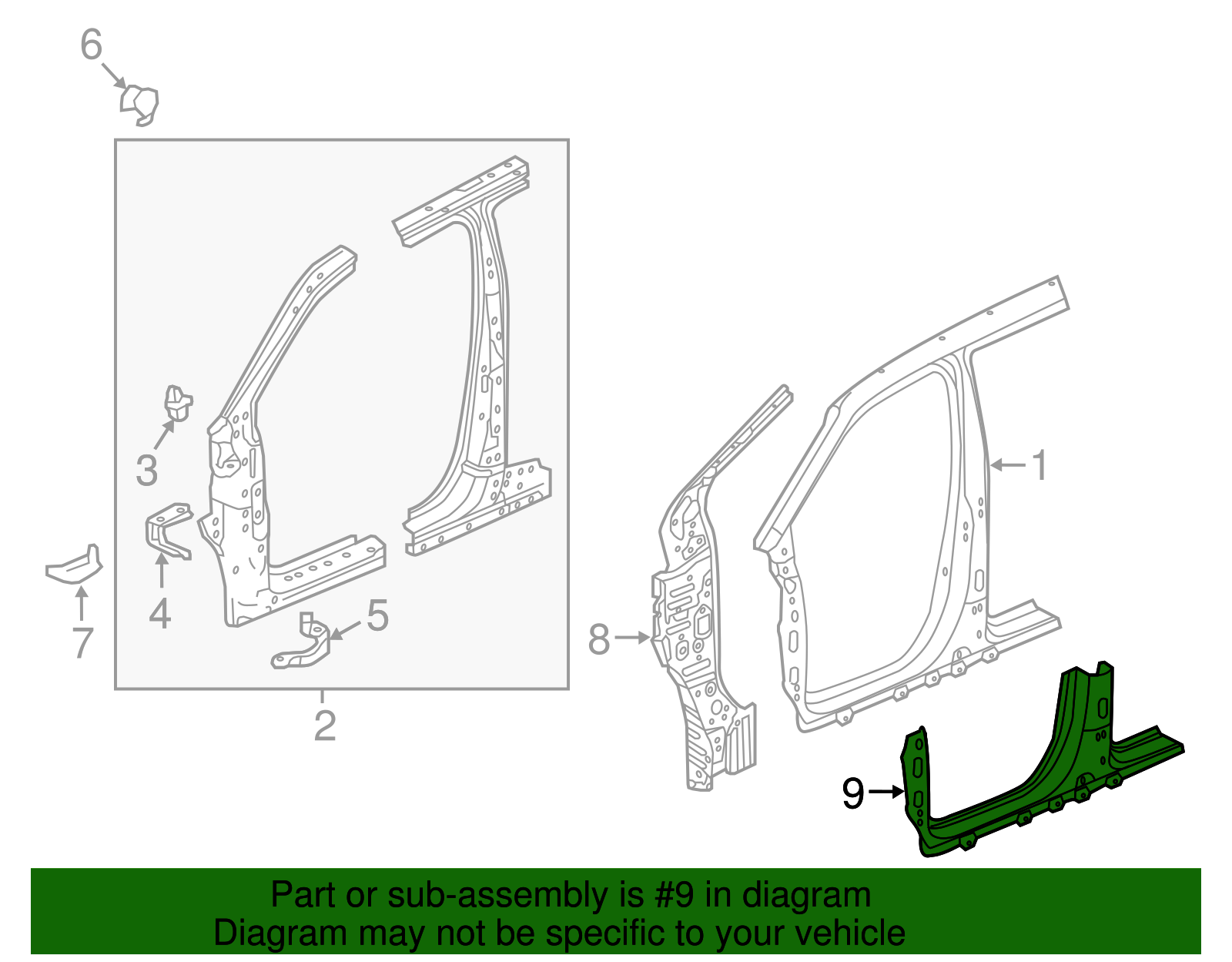 Rocker Panel - Honda (04641-TG7-A00ZZ)