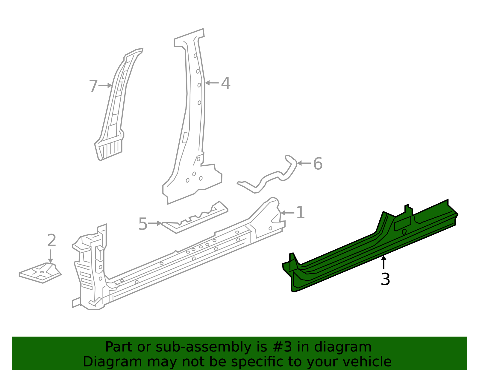 Rocker Panel - Honda (04641-TEG-300ZZ)