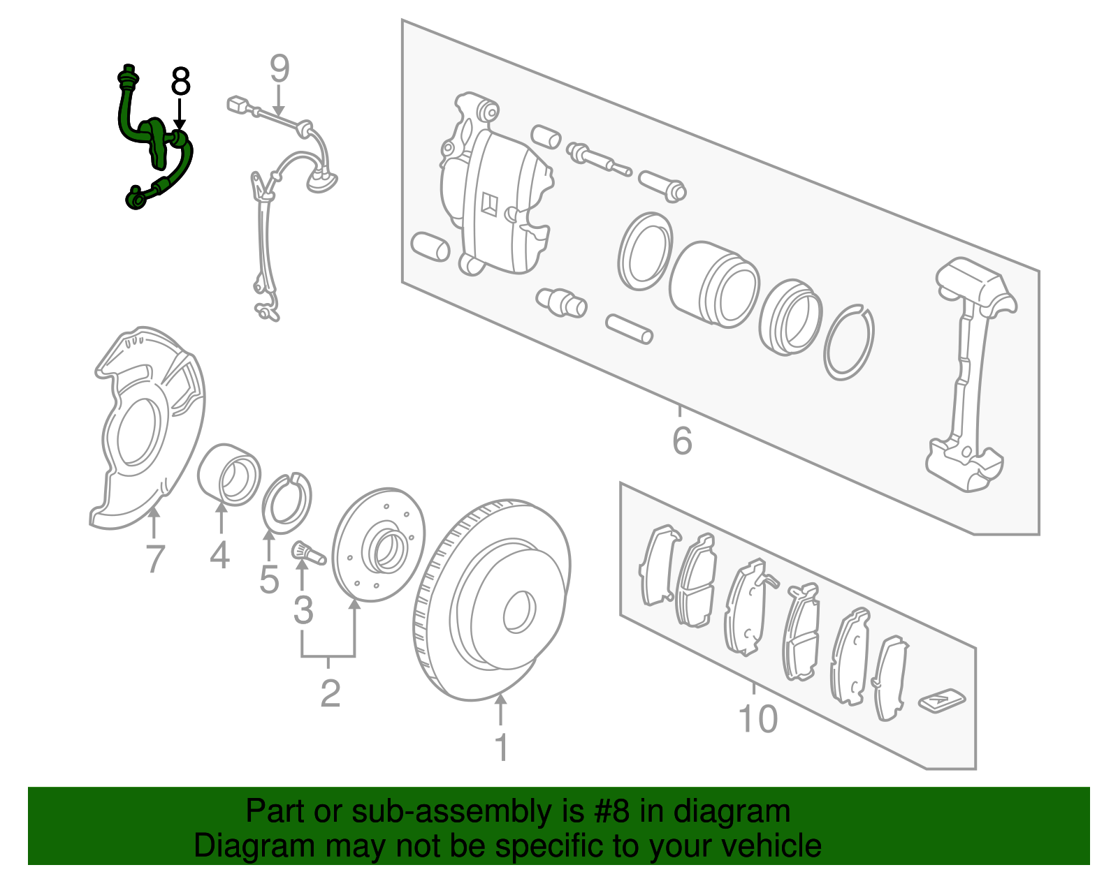 Flex Hose - Honda (01464-S04-A01)