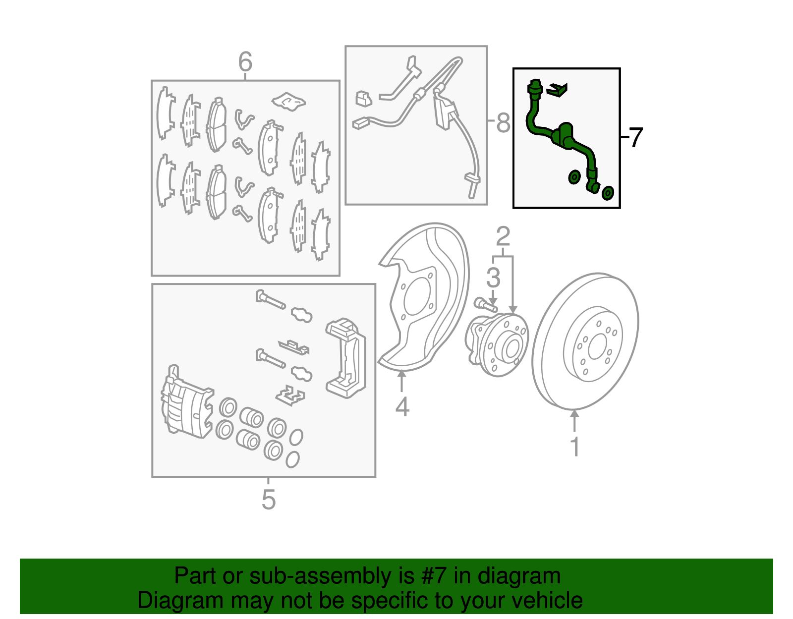 Flex Hose - Honda (01464-SZA-R00)