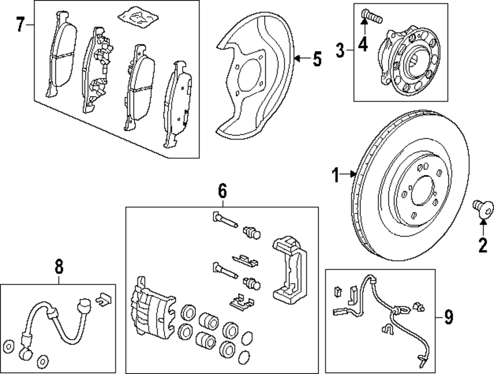 Brake Hose - Honda (01464-T90-A01)