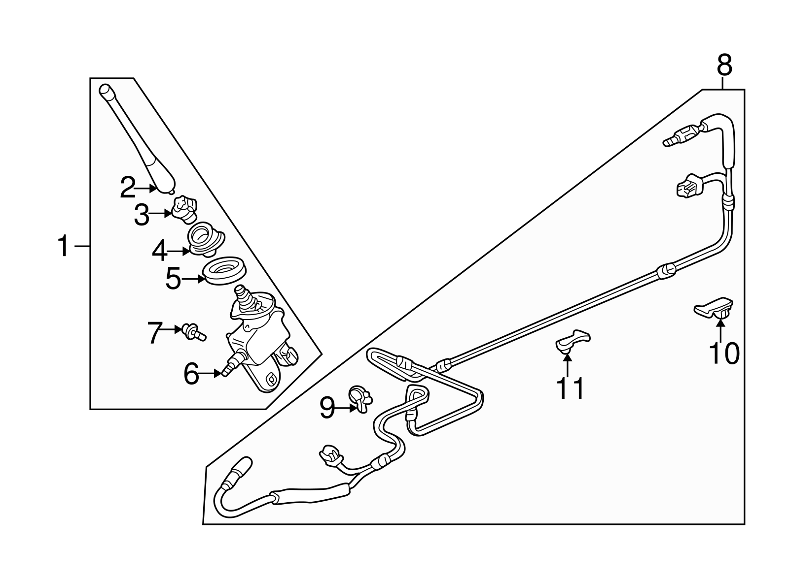 Door Glass Bolt - Honda (95701-06016-08)