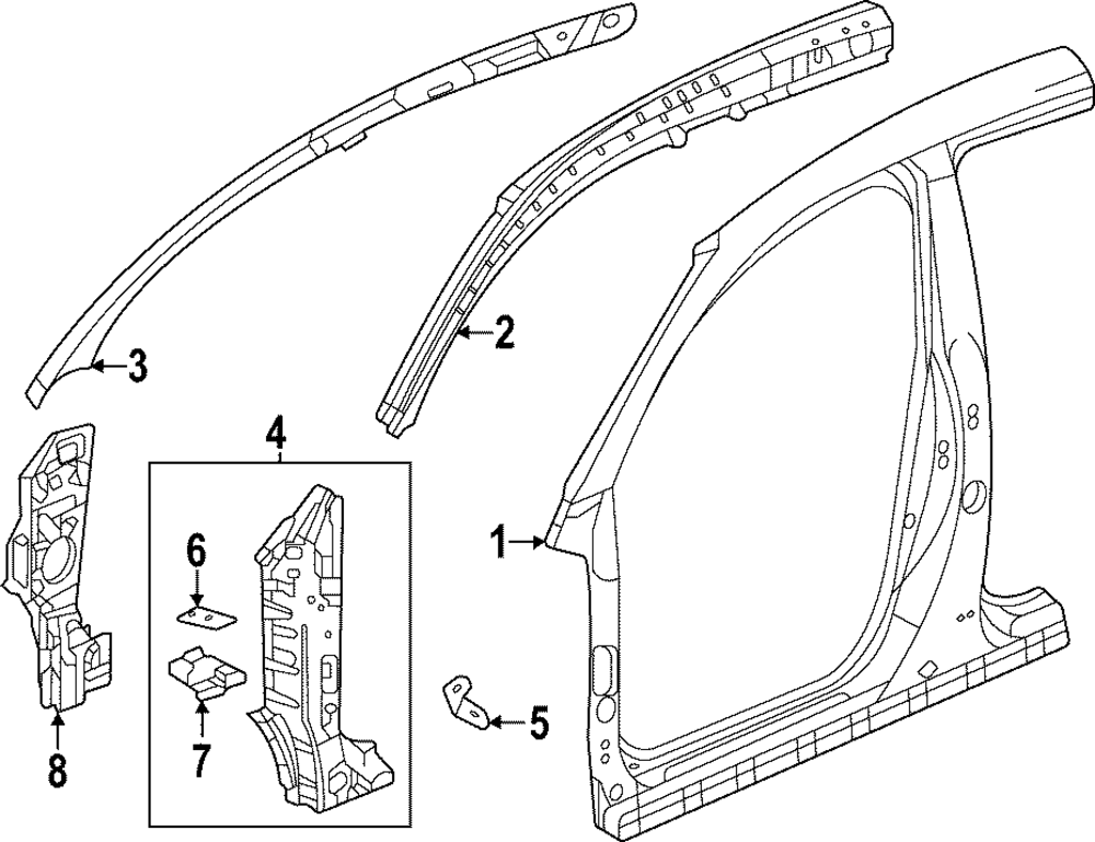 Aperture Panel - Honda (04645-3W0-A00ZZ)