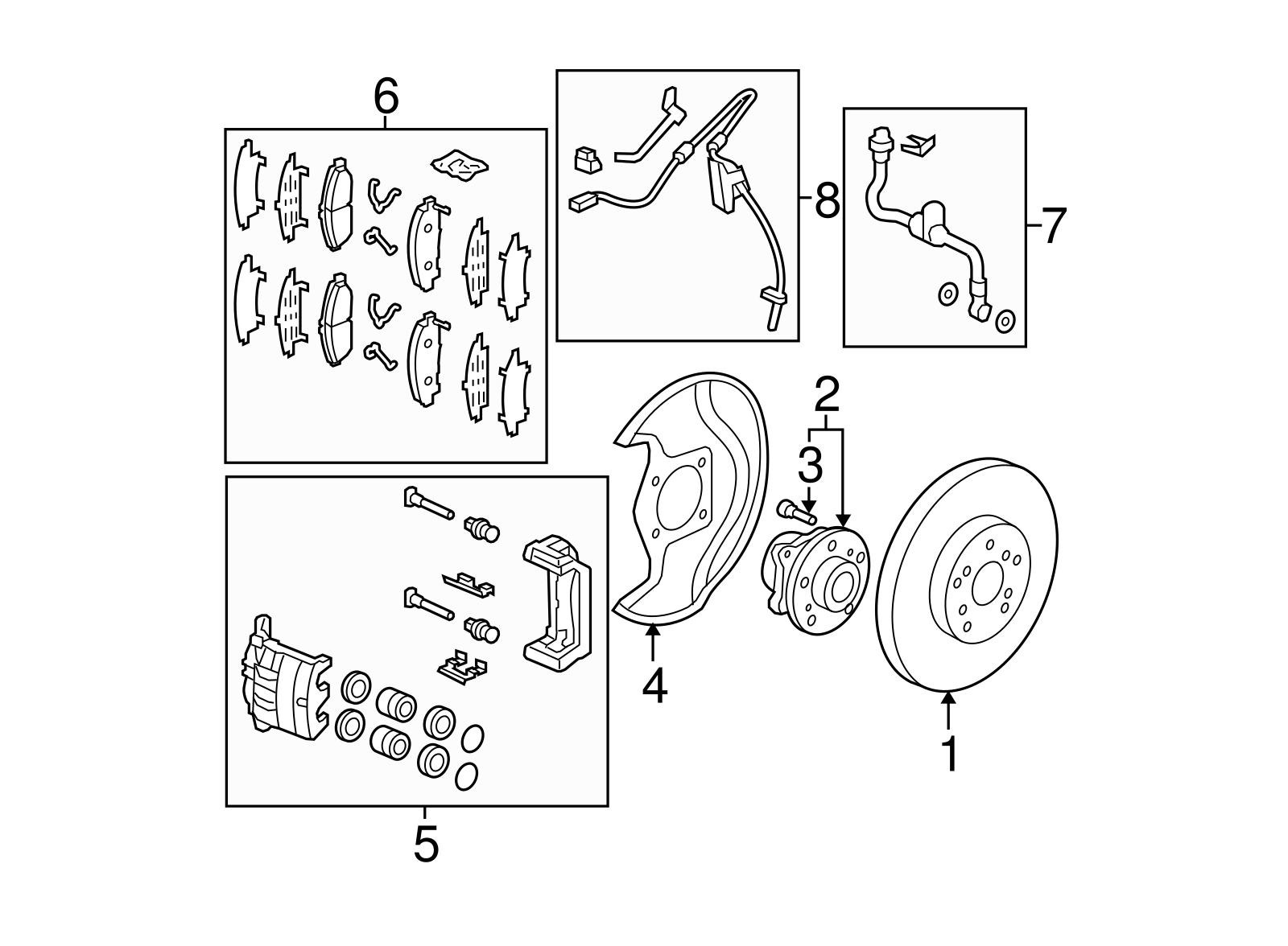 Brake Hose - Honda (01464-STX-A01)