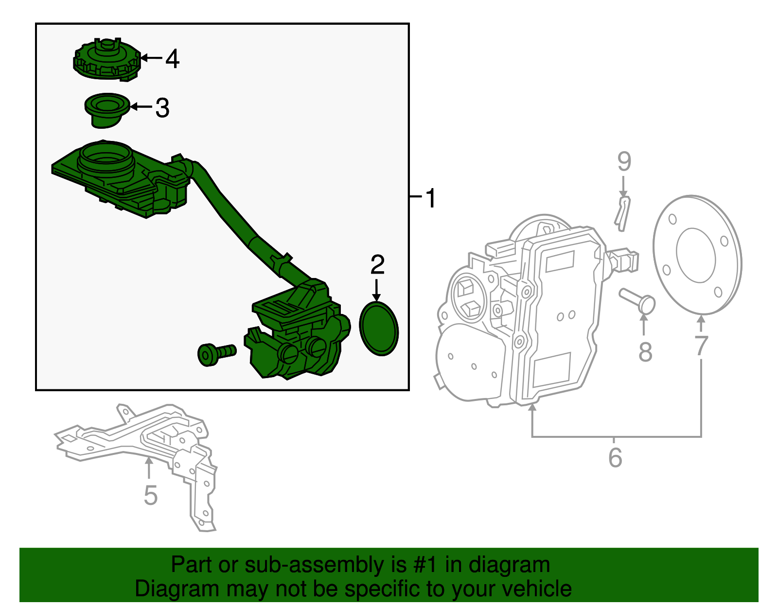 Master Cylinder - Honda (01462-TLA-A00)