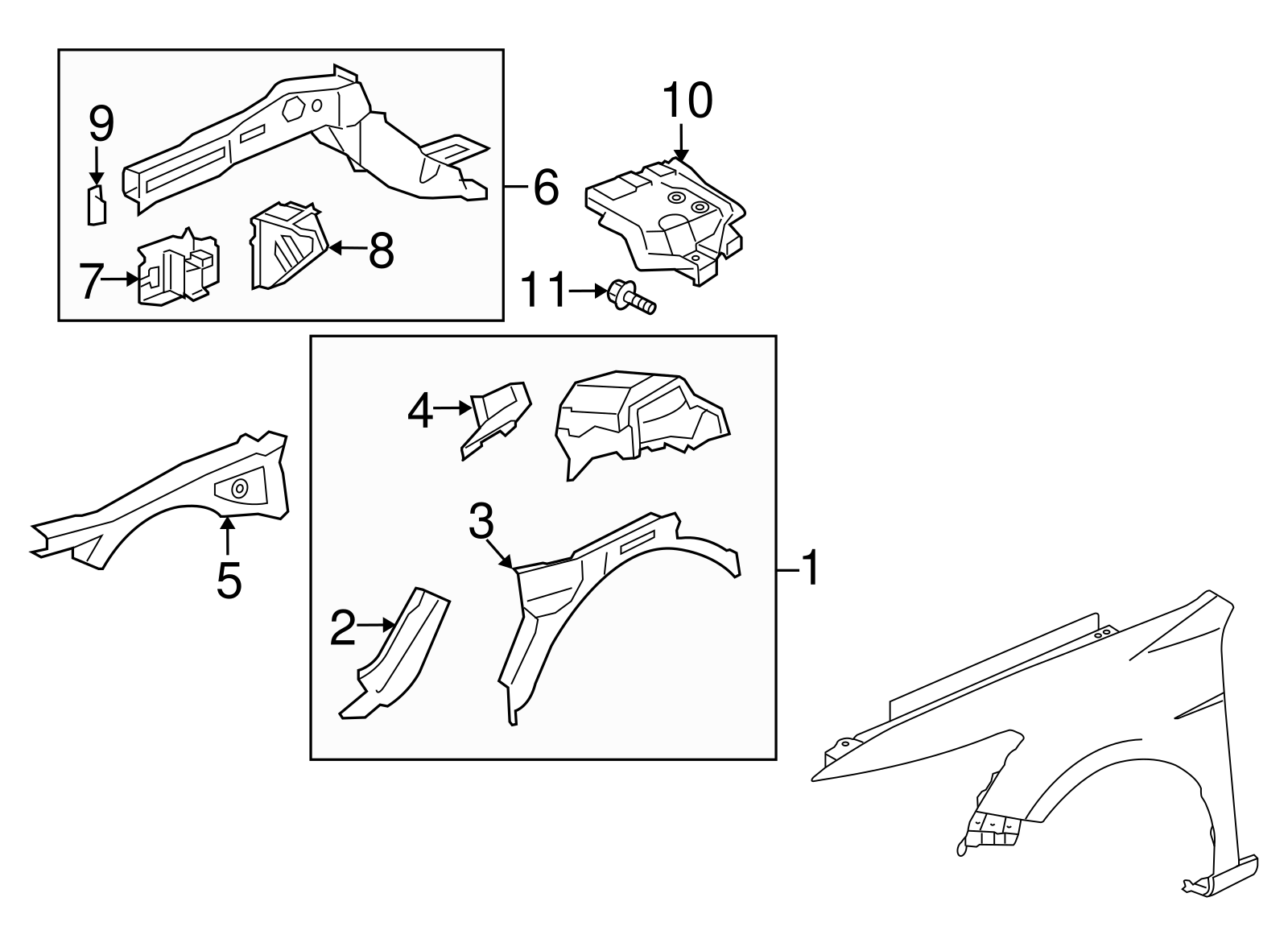 Extension Panel - Honda (04642-TA5-A00ZZ)