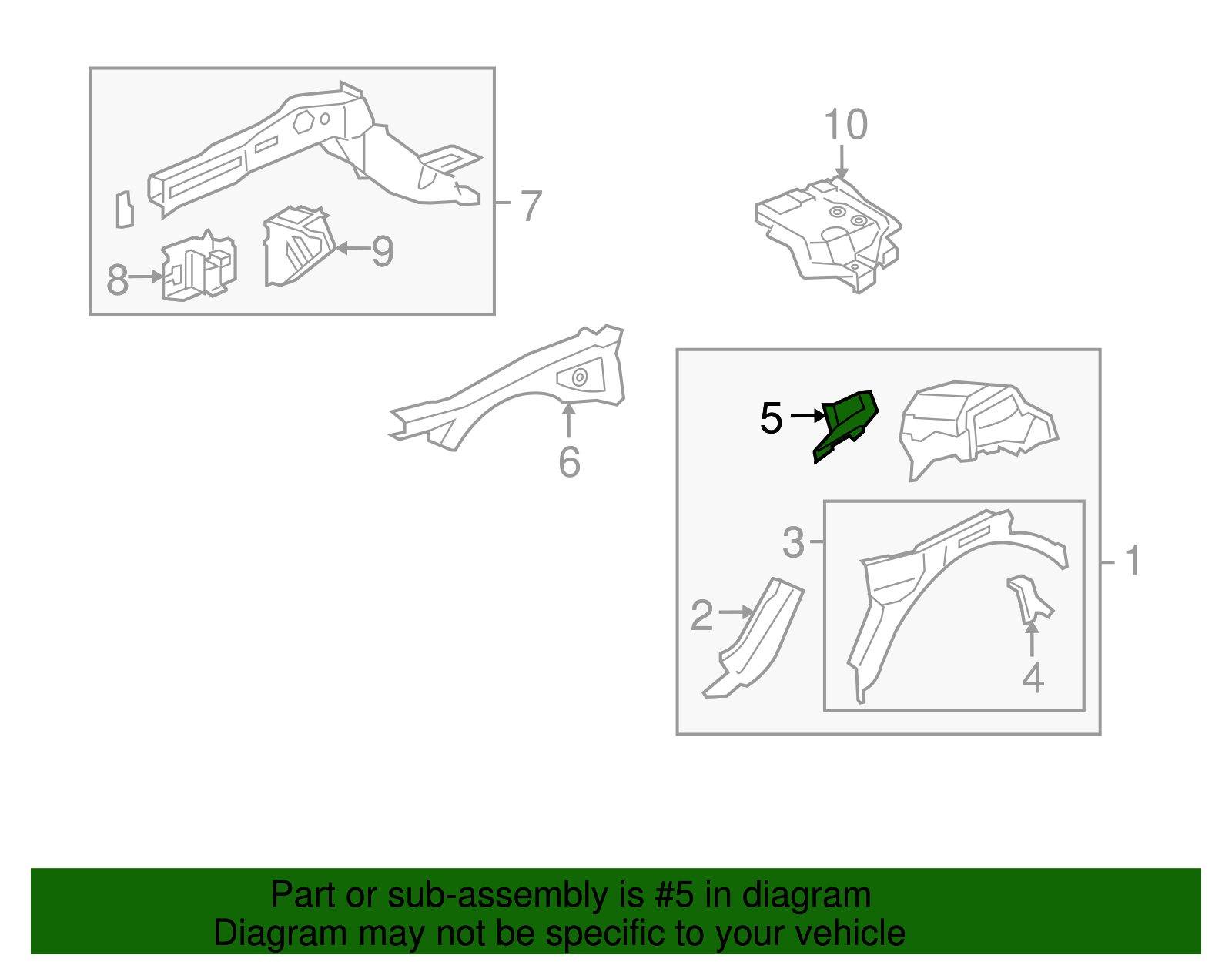 Extension Panel - Honda (04642-TA0-A00ZZ)
