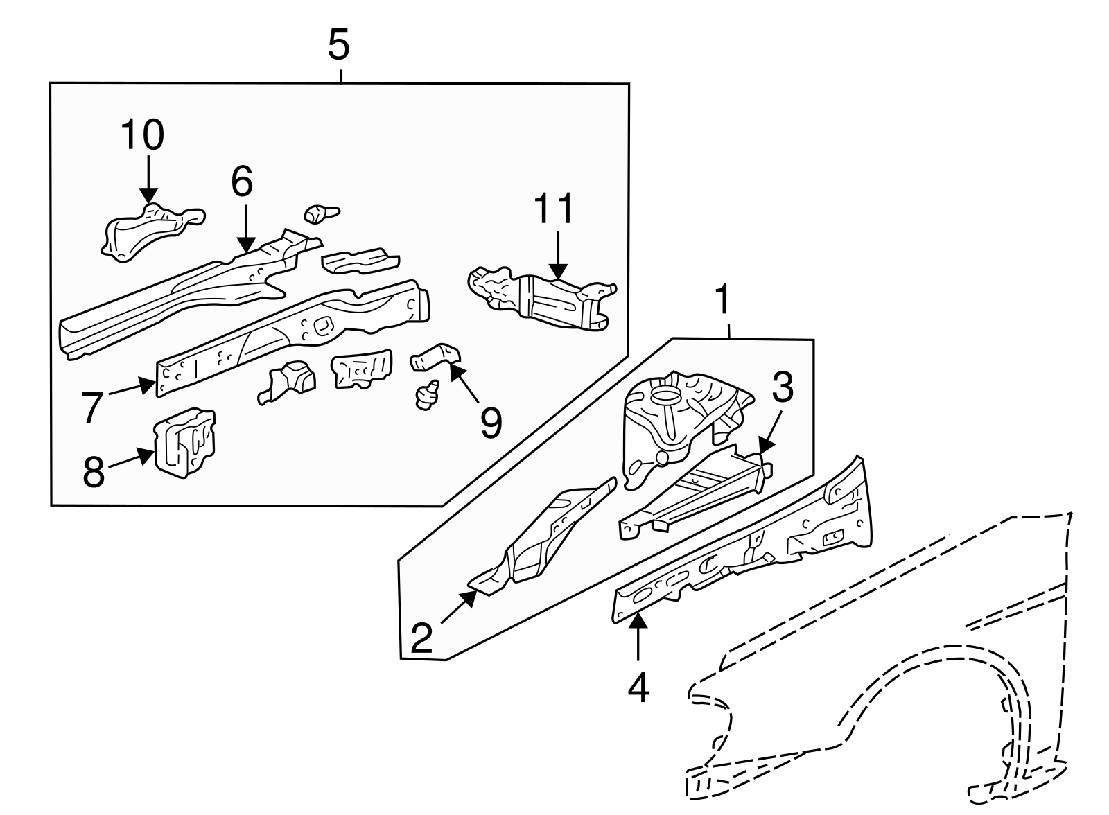 Front Panel - Honda (04642-S5W-300ZZ)