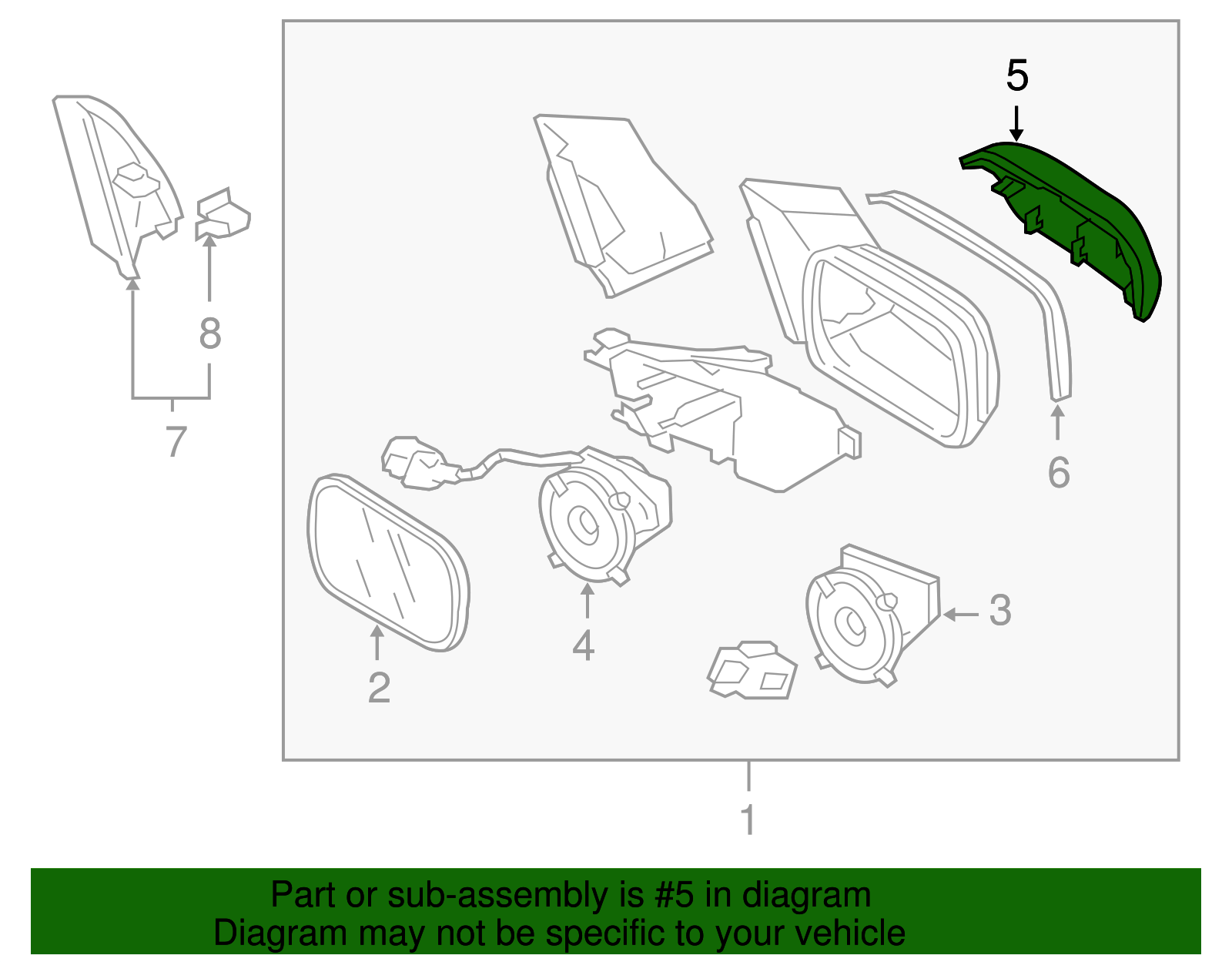 Cap - Honda (76255-SVA-A11ZF)