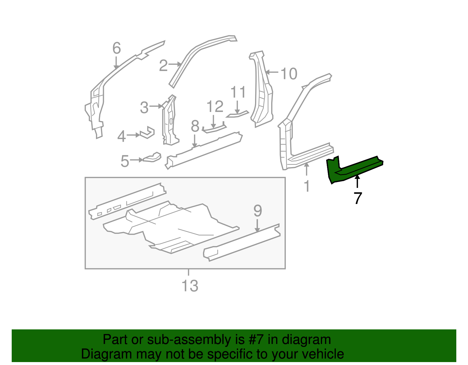 Rocker Panel - Honda (04641-TE0-A00ZZ)
