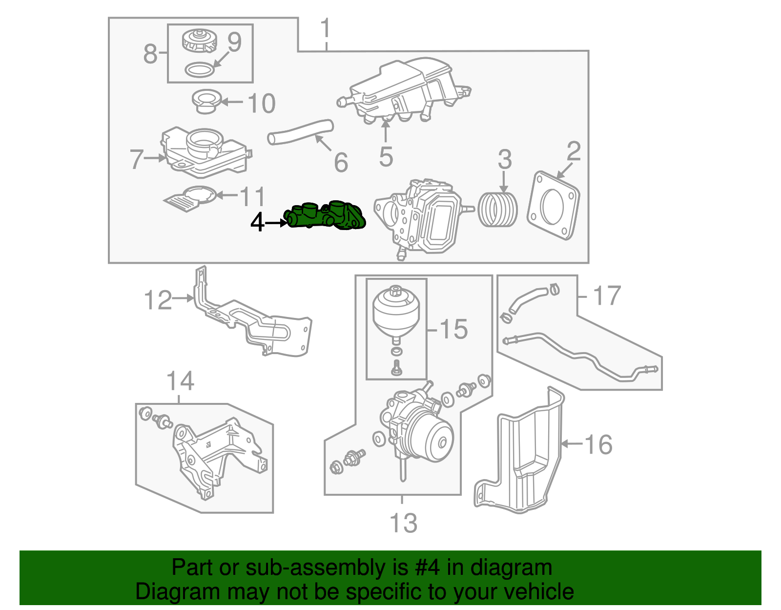 Master Cylinder - Honda (01461-SNC-A02)