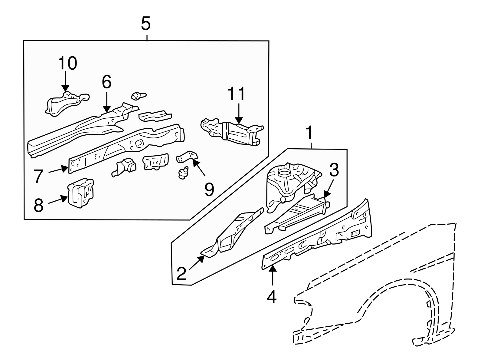 Front Panel - Honda (04642-S5W-310ZZ)