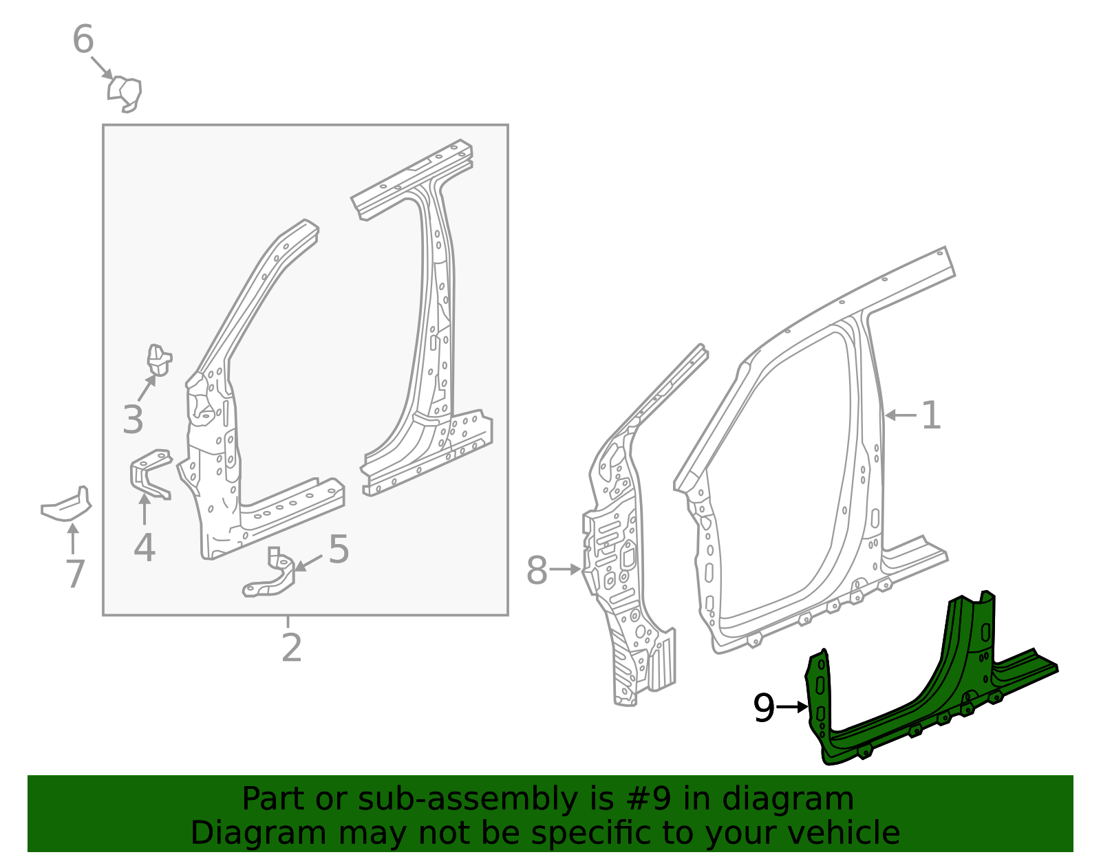 Rocker Panel - Honda (04641-TGS-A00ZZ)