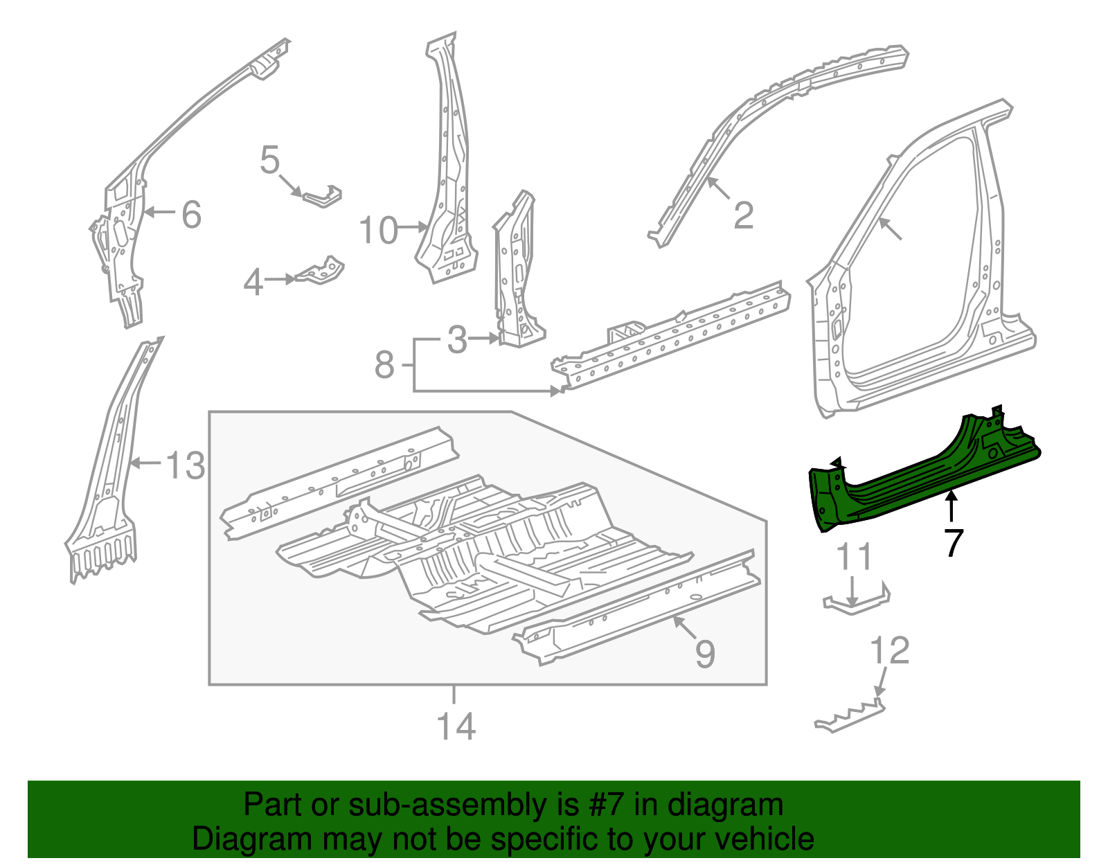 Rocker Panel - Honda (04641-TA5-A00ZZ)