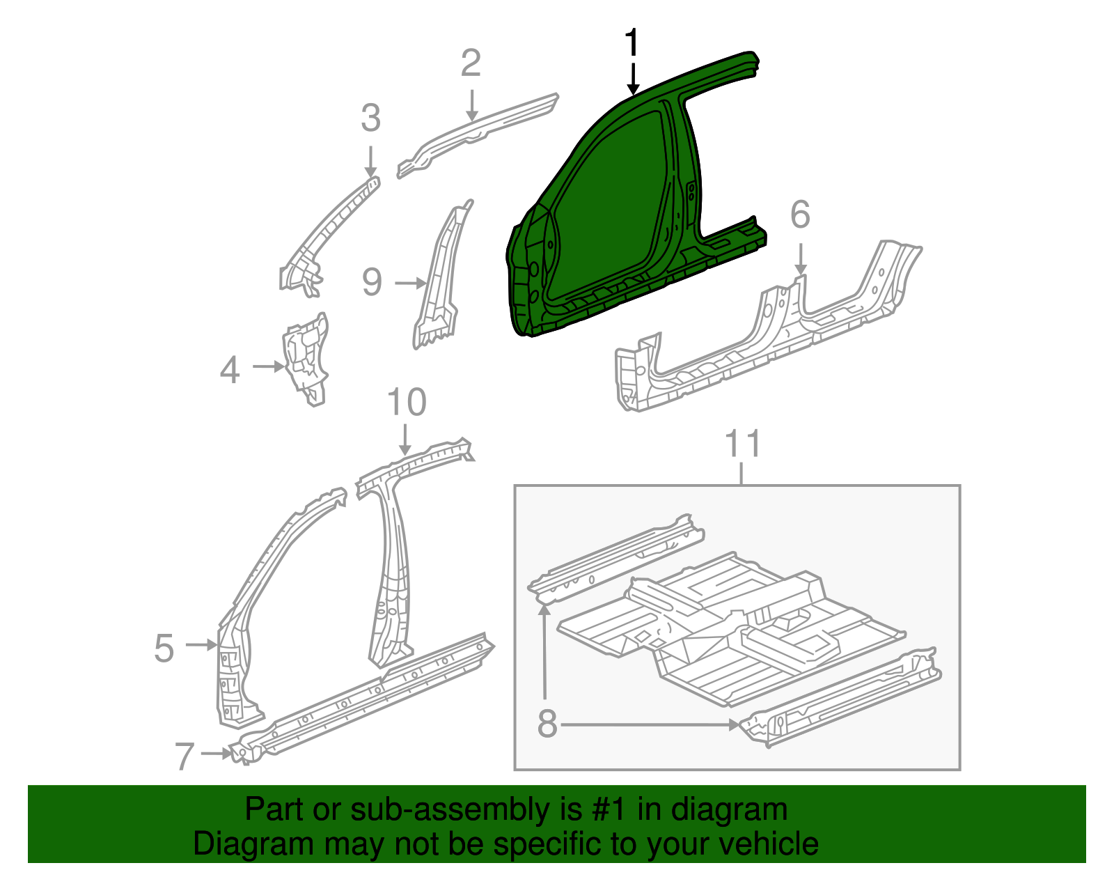 Aperture Panel - Honda (04645-SDL-305ZZ)