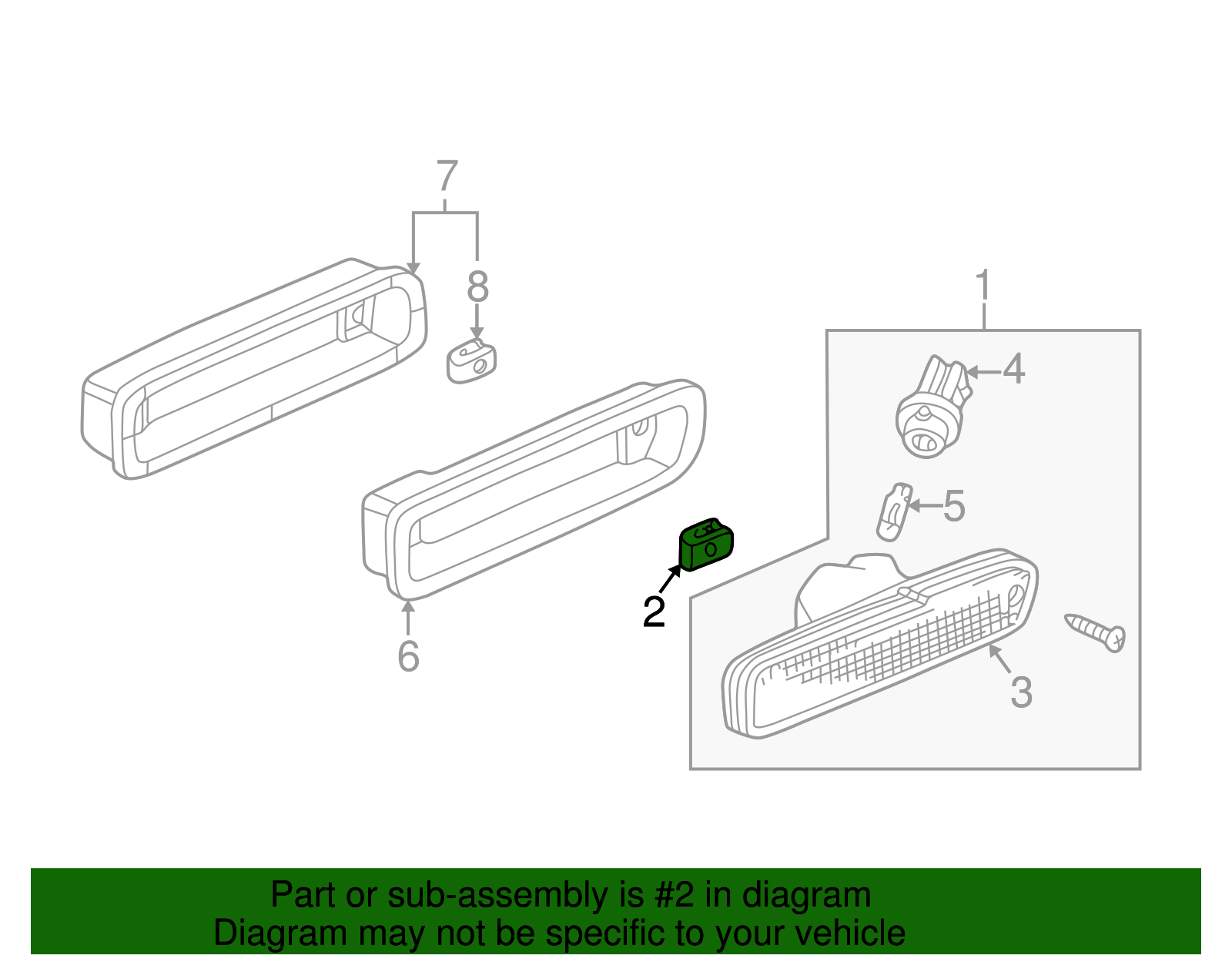 Spoiler Assembly U-Nut - Honda (90303-SA5-003)