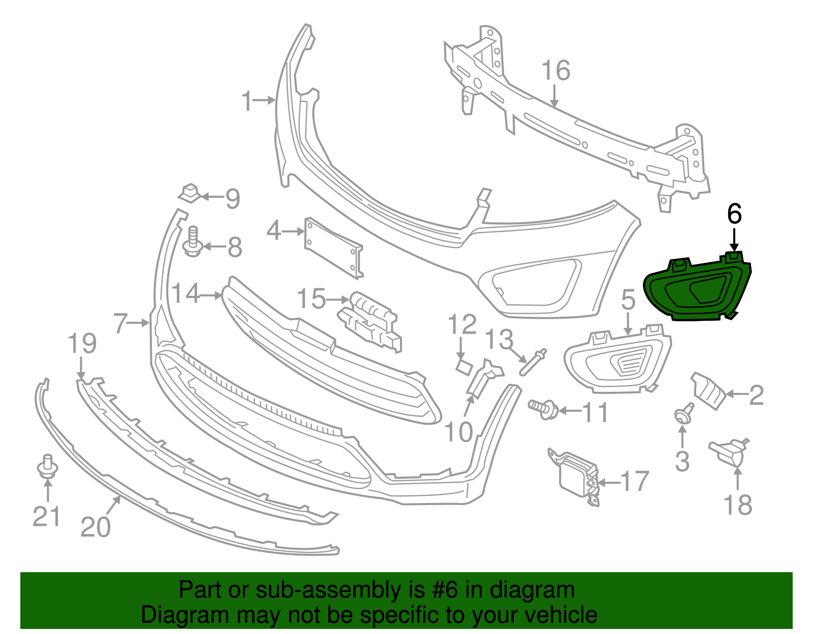 Side Trim - Kia (86525-C6020)