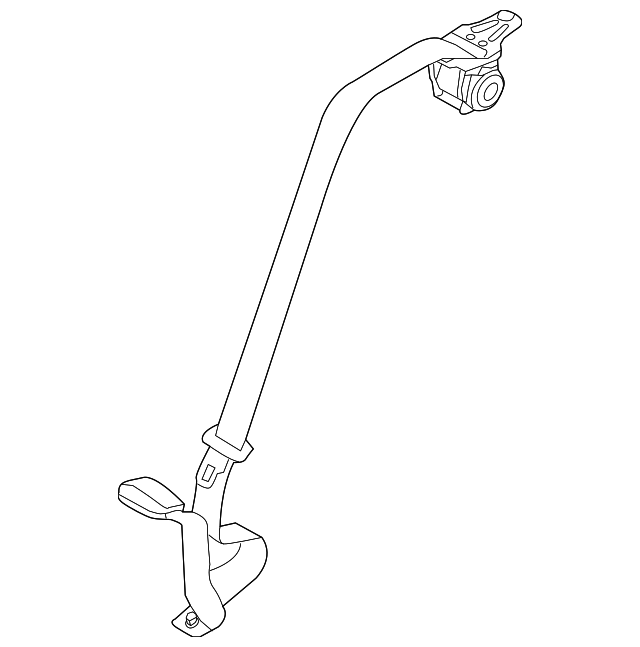 Lap & Shoulder Belt - Kia (89810-3R610GVF)