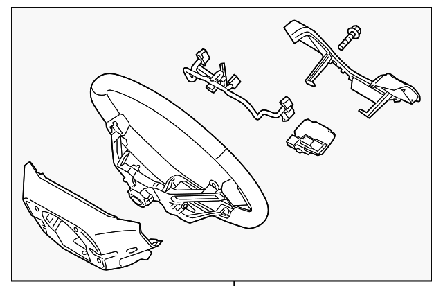 Steering Wheel - Kia (56110-1U500VA)