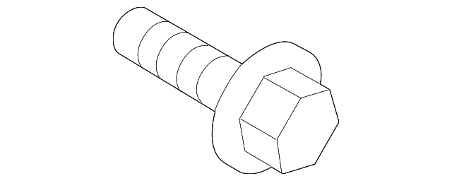 Sliding Door Roller Bracket Bolt - Kia (11254-06167B)