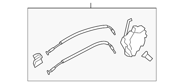 Latch Assembly - Kia (81410-3R000-AS)