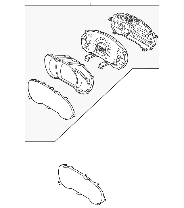 Cluster Assembly - Kia (94006-B2700)