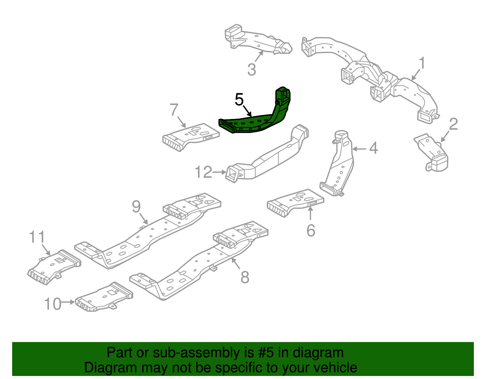 Heater Duct - Kia (97360-C6000)