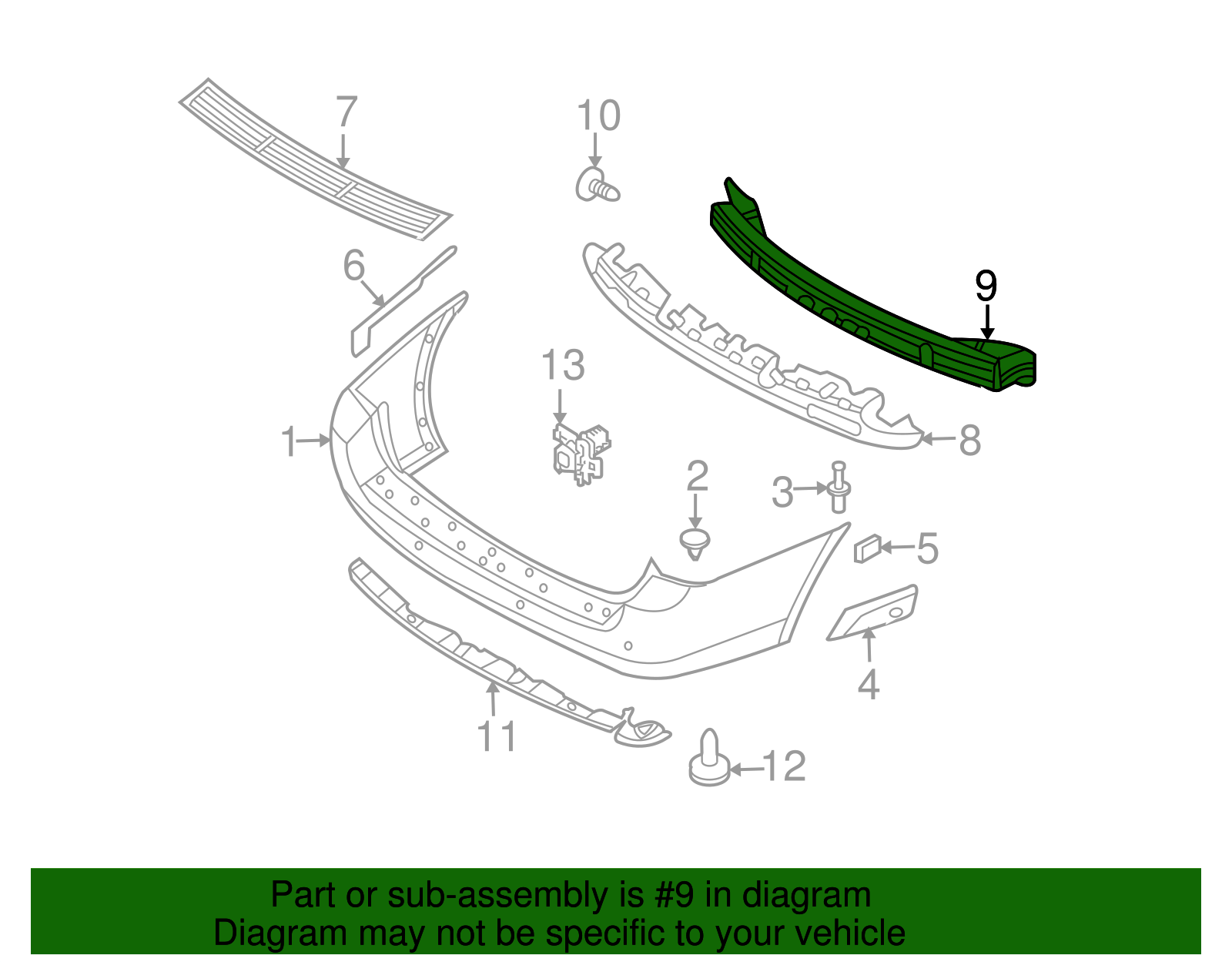 Impact Bar - Kia (86630-4D002)