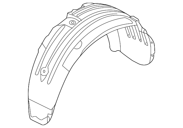 Wheelhouse Liner - Kia (86822-B2500)