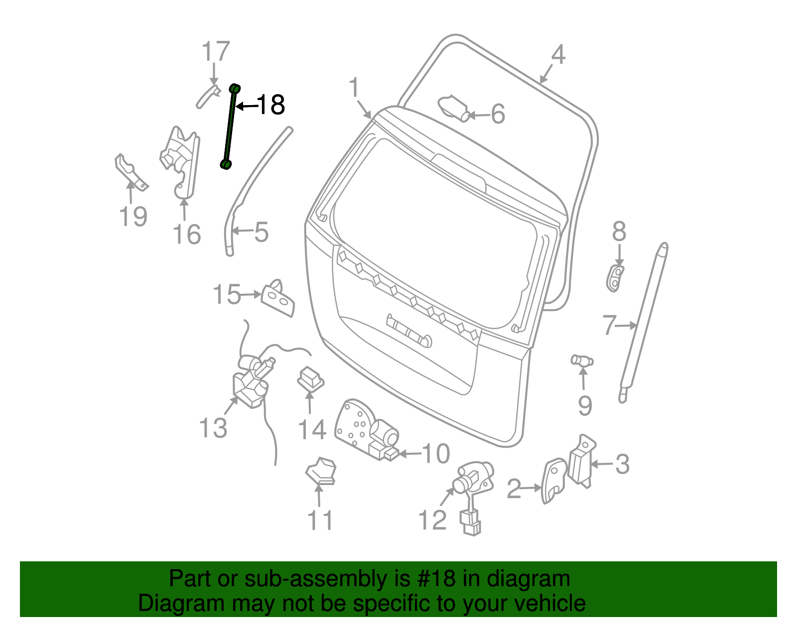 Control Rod - Kia (81771-4D100)