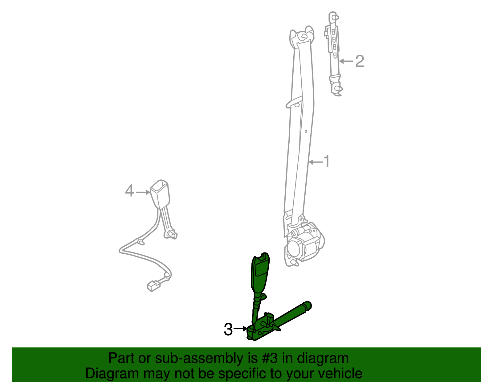 Pre-Tensioner - Kia (88841-3R500)