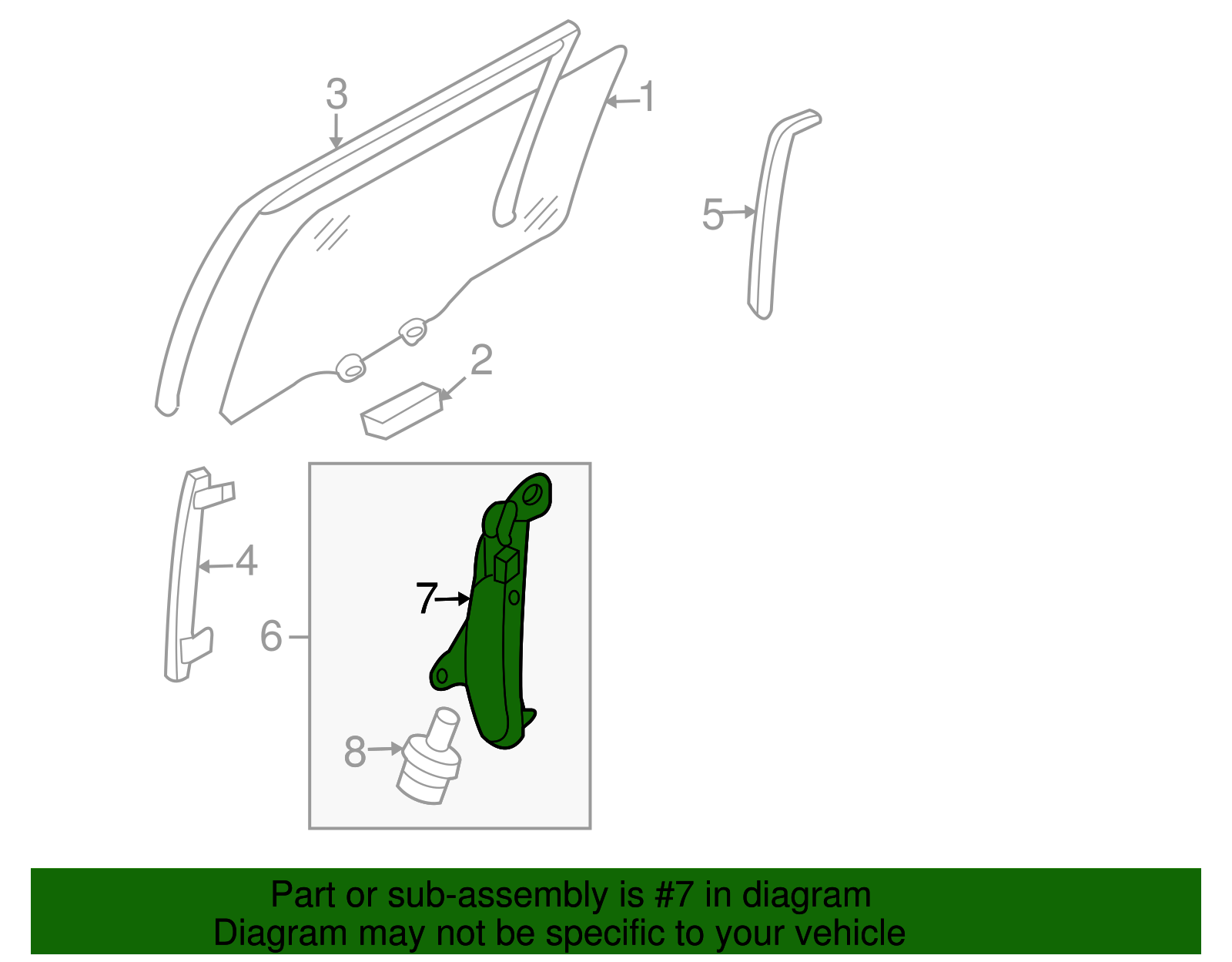 Window Regulator - Kia (83404-4D010)