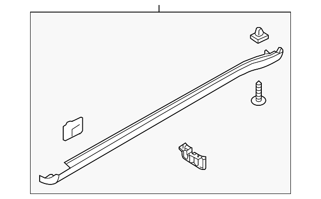 Rocker Molding - Kia (87752-B2000)