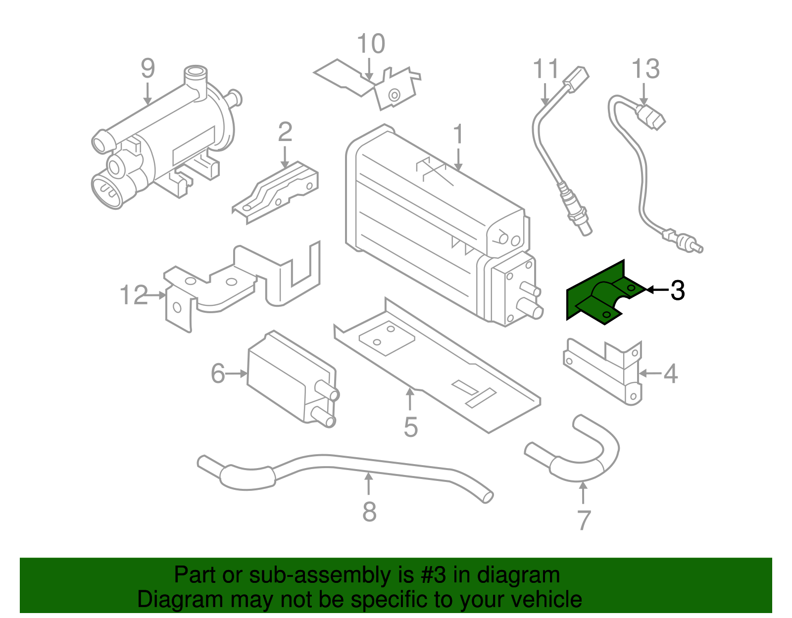 Vapor Canister Support - Kia (31451-2T500)