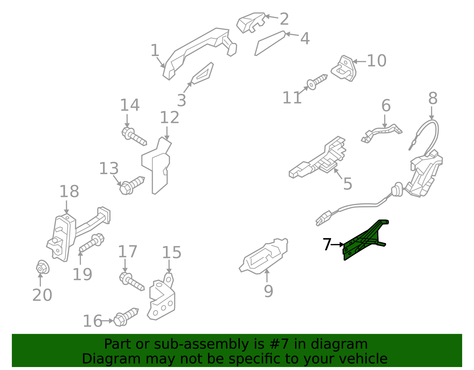 Lock Retainer - Kia (83472-Q5000)