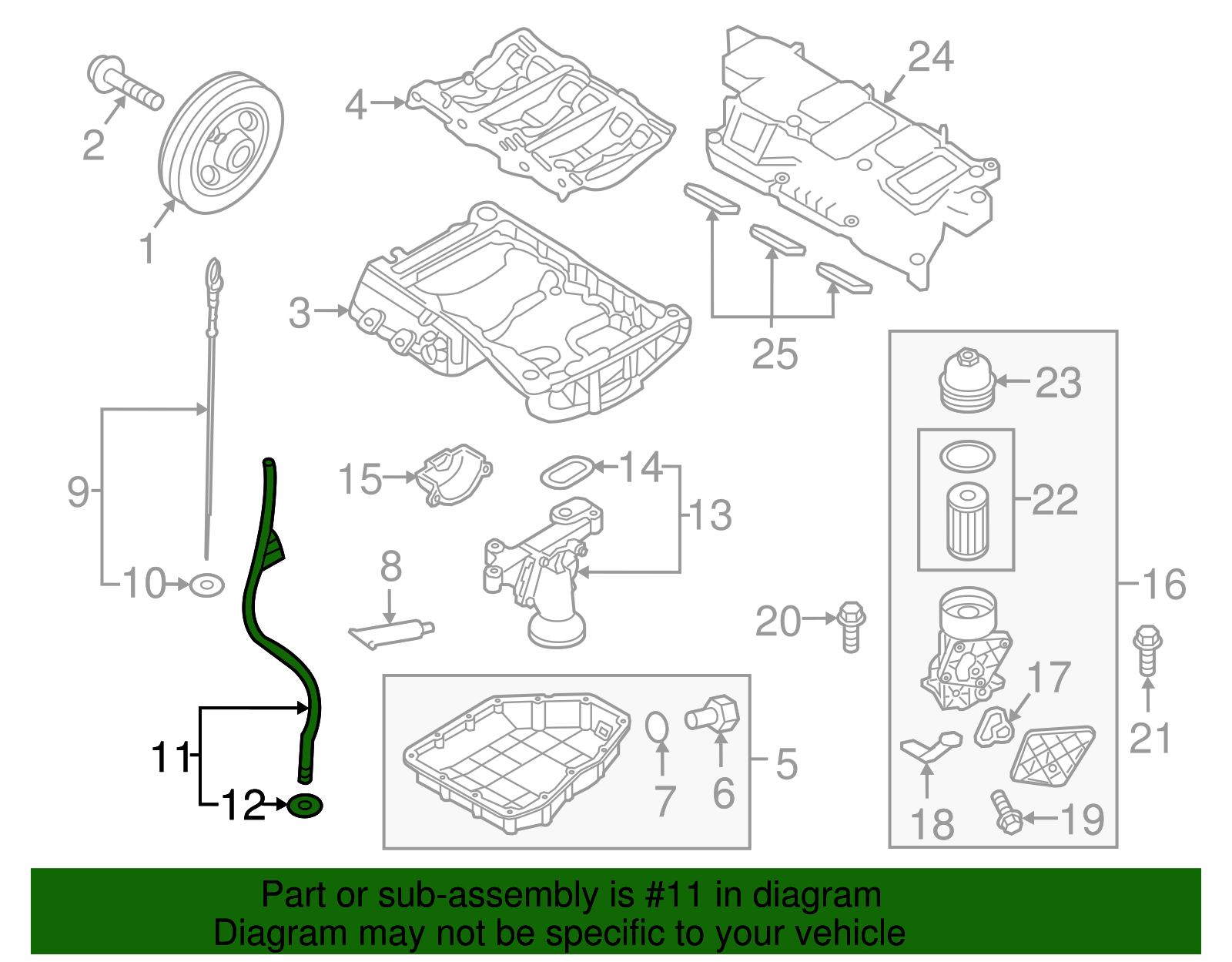 Guide Tube - Kia (26612-3C203)