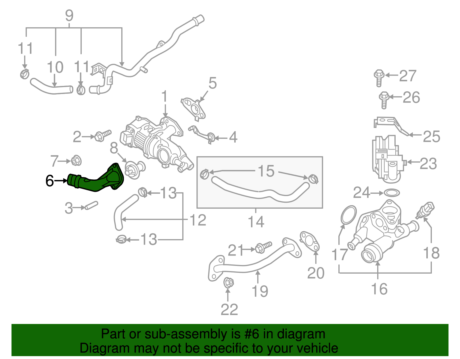 Inlet Tube - Kia (25631-2E270)