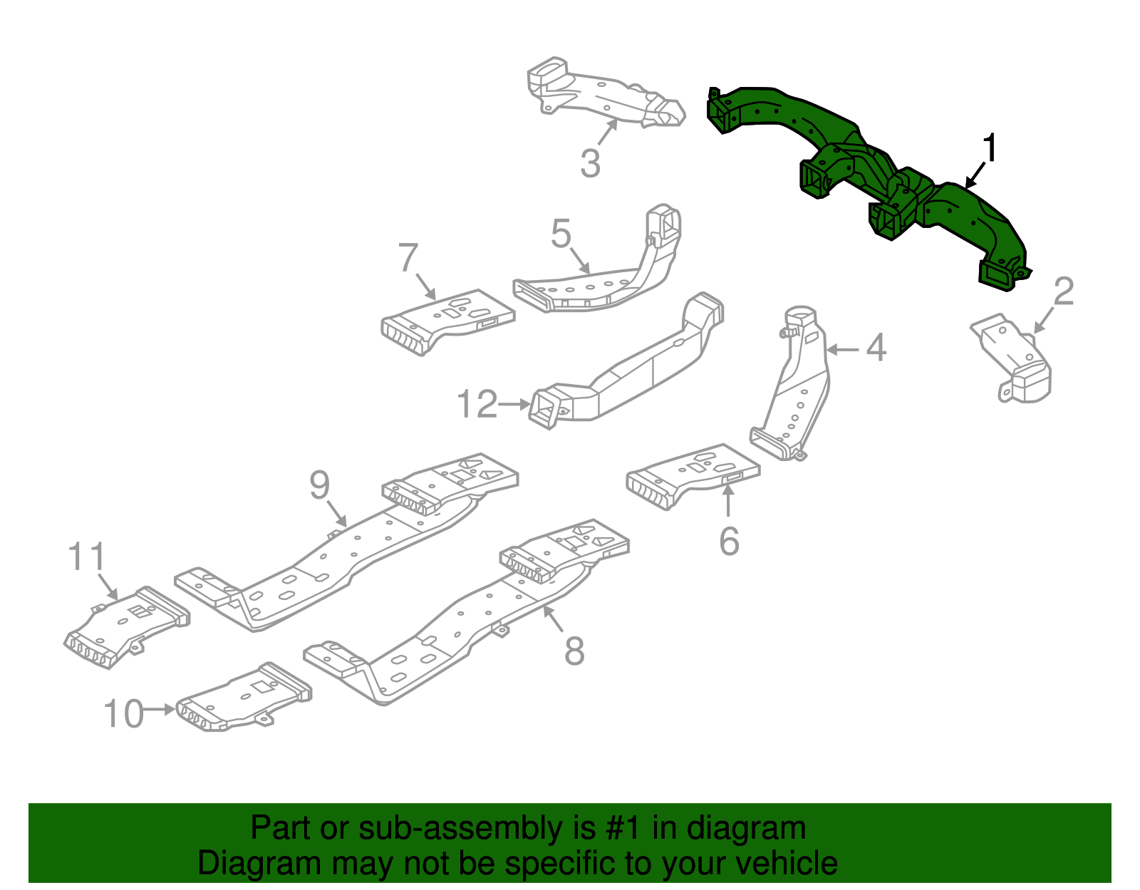 Duct Assembly - Kia (97470-C6000)