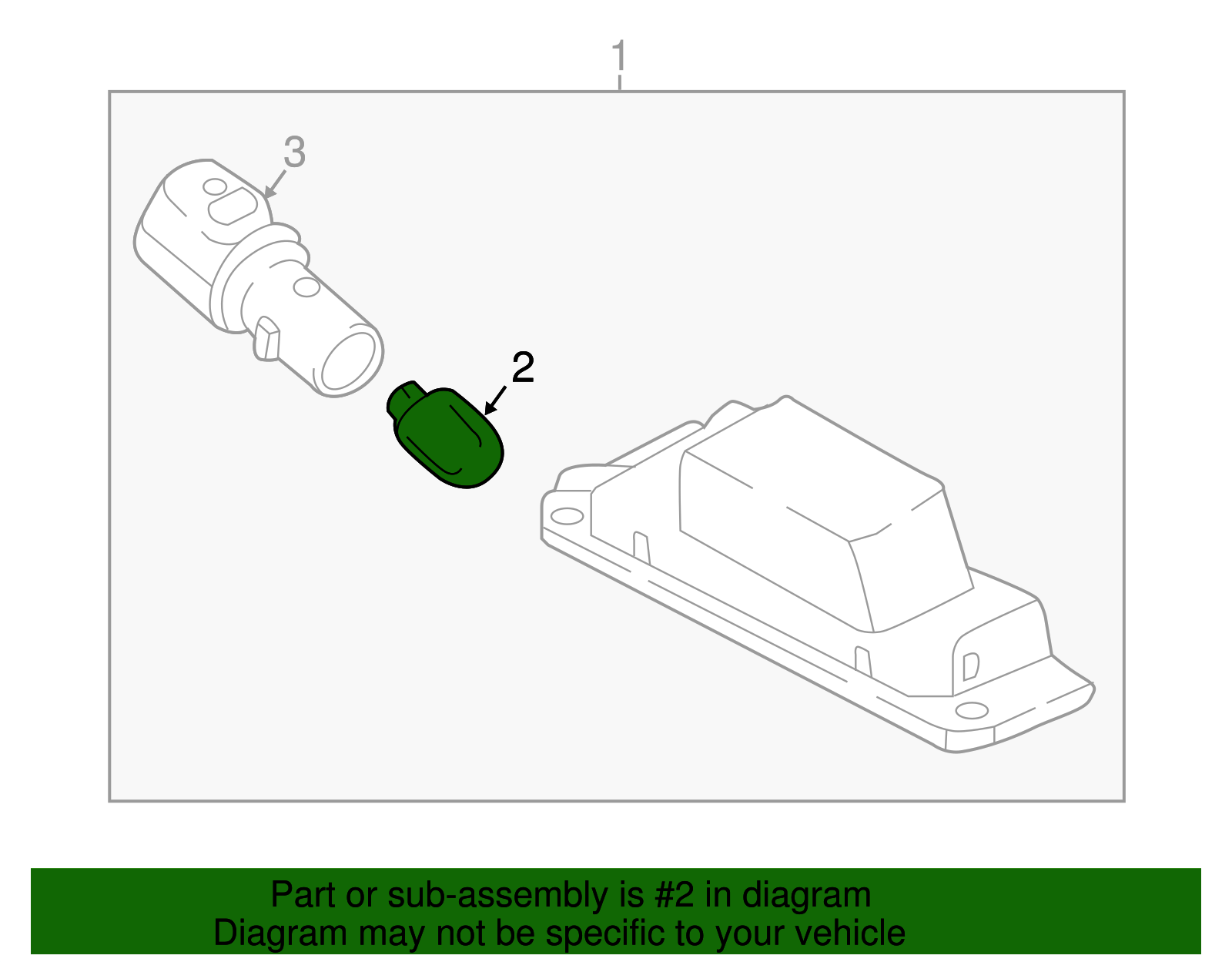 Marker Lamp Bulb - Kia (18643 05009L)
