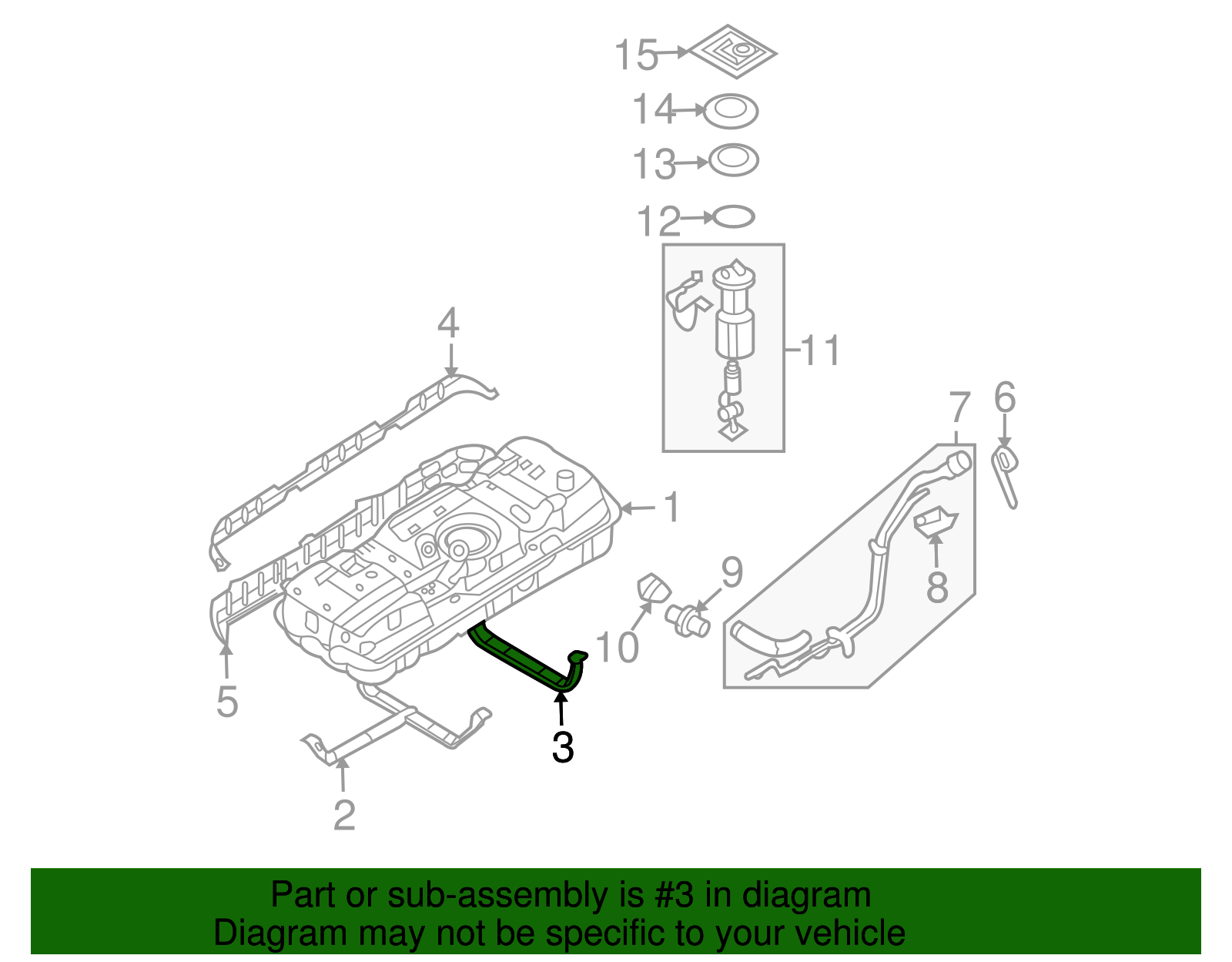 Mount Strap - Kia (31220-4D100)