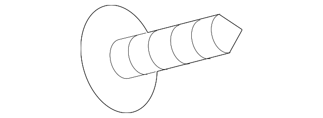 Door Interior Trim Panel Screw - Kia (12492-04103)