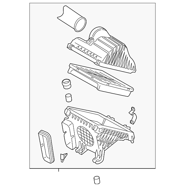 Air Cleaner Assembly - Kia (28110-3R650)