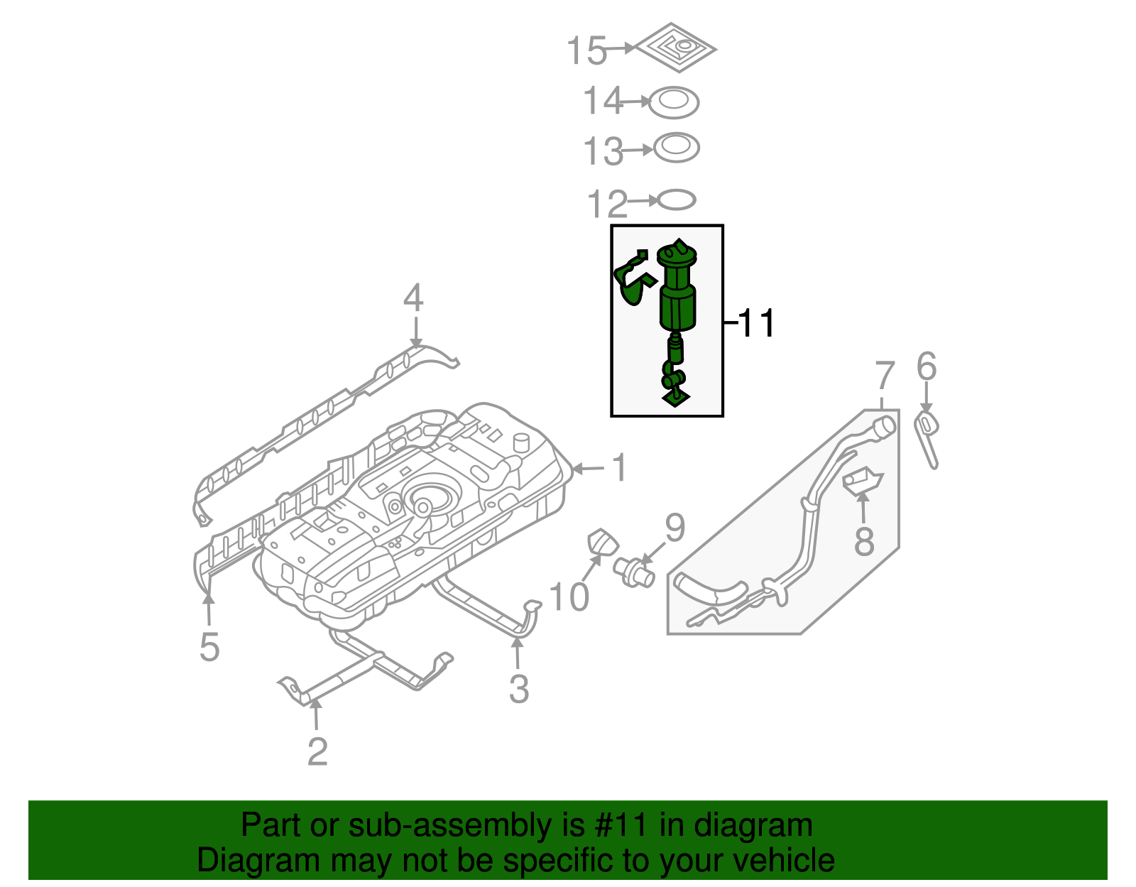 Fuel Pump Sender M - Kia (31110-4D700-DS)