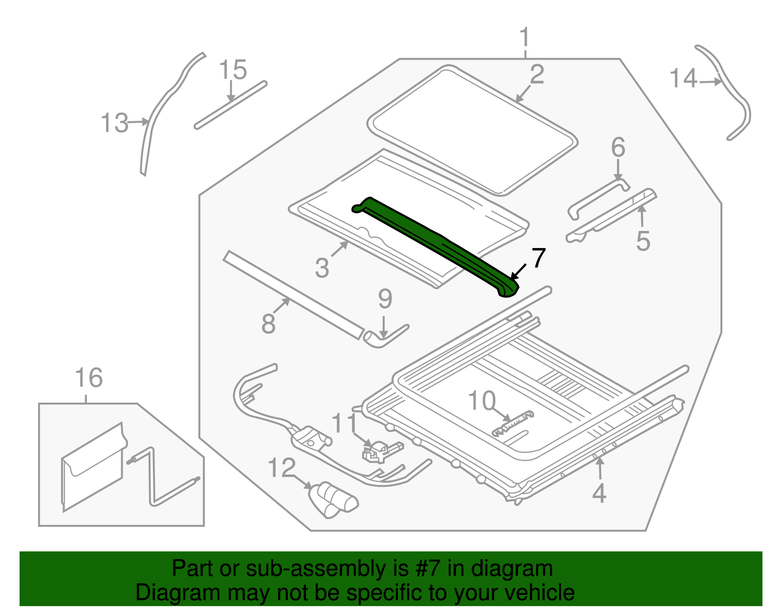 Drip Rail - Kia (81621-4D000)
